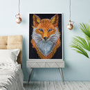 5D Special Shaped Crystal Fox Full Drill Diamond Painting