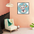 14CT Partial Cross Stitch Sailor Rabbit Stamped DIY Cotton Thread Needlework Kit
