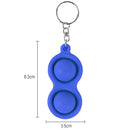 Early Education Stress Relief Creative Fun Hand Sensory Toys Key Chain Pendant