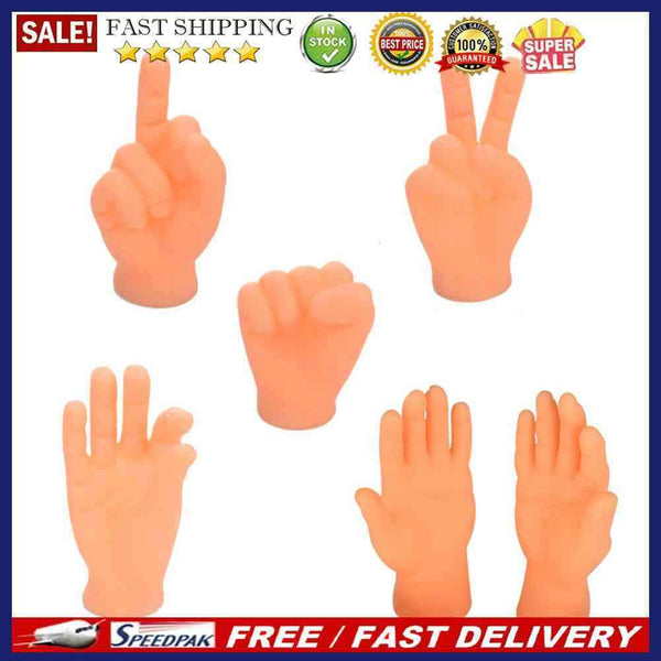 Funny Creative Mini Finger Hands Cat Massage Interactive Kitten Pet Play Toys