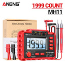 ANENG MH11 1999M Digital Insulation Resistance Tester Meter Megger (Red) Newly