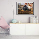5D DIY Diamond Painting Kits Full Round Drill Autumn House Mosaic Picture Crafts