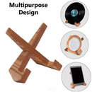 Book Stand Wooden Recipe Cookbook Holder Stand Kitchen Bookrest Display Rack_