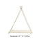 Wooden Swing Hanging Rope Ornament Rack Wall Mounted Shelves Plant Pot Holder