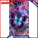 5D Diamond Painting DIY Butterfly Full Round Drill Mosaic Picture Rhinestone Set