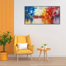 Oil Paint By Numbers Lake Scenery Frameless Picture Craft Kit for Living Room