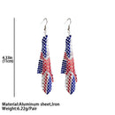 Union Jack Jubilee England Earrings Union Jack Earrings UK Flags Ear Stud