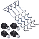 4pcs/set Outdoor Camping Tent Pegs Trampoline Ground Nails Holder Accessories