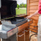 BBQ Grill Barbecue Kit Cleaning Brush Steel Wire Camping Cooking Cleaner Tools