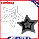 snowvirtuos 4pcs stars metal cutting stamps stencils DIY embossing scrapbooking