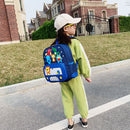Animal Pattern School Bag for Kids Kindergarten Cartoon Backpack Nylon Handbags