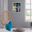 5D DIY Full Drill Square Shape Glass Bottle Rhinestone Diamond Drawing for Home