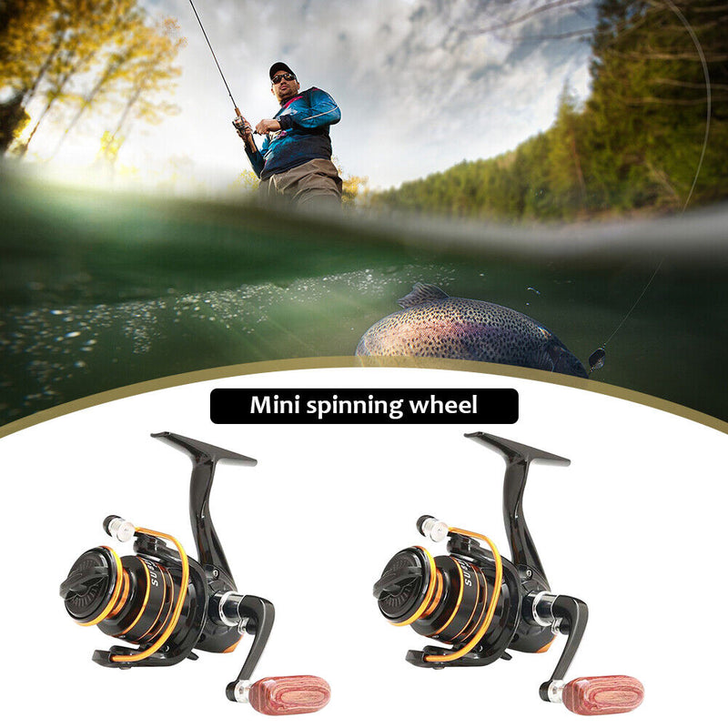 Mini Spinning Fishing Reel Metal Sea Fishing Lure Saltwater Fishing Wheel 5