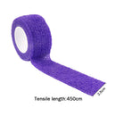 Self Adhesive Elastic Bandage Cross Stitch Finger Protector (Purple)