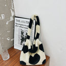 Women Soft Warm Plush Handbags Autumn Winter Fluffy All-match Phone Evening