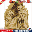 Partial Cross Stitch 11CT Jesus Praying Counted Embroidery DIY Needlework