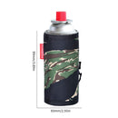 Long Gas Canister Cover Camp Fuel Cylinder Tank Case (Jungle Camouflage) Newly