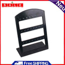 24 Holes Ear Hook Plastic Storage Rack Desktop Jewelry Pendant Stand Holder Rack