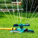 360 Degree Automatic Garden Sprinklers System Rotary Three Nozzle Arm Pipe