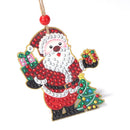 Christmas Diamond Pendant 5D DIY Mosaic Kit Double-sided Rhinestone Decoratio