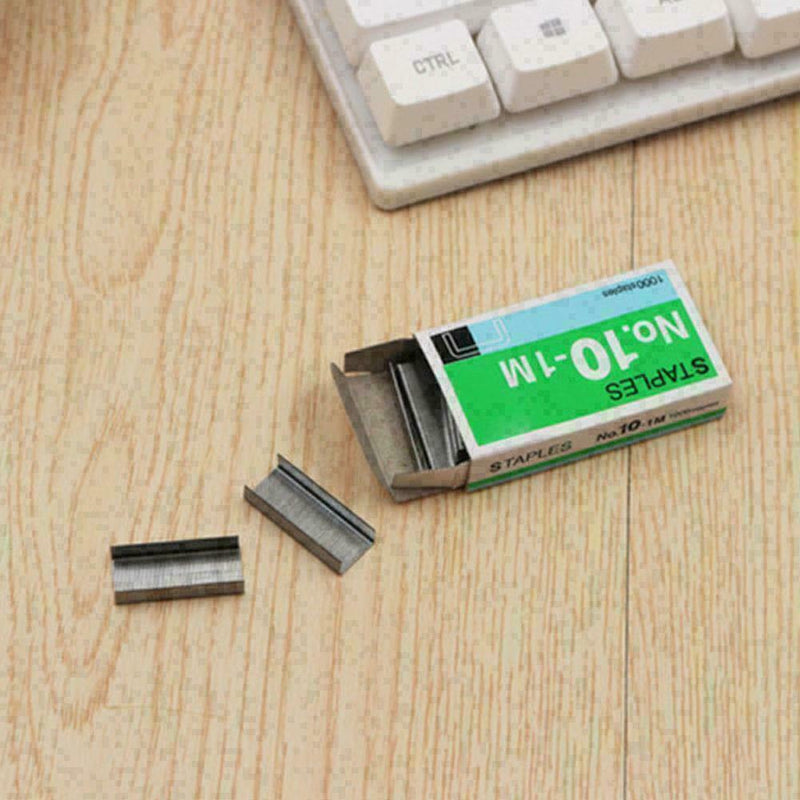 1000pcs Size NO.10 Staples Box For Desktop Stapler I4R3 Favor Staples V1M3 K9D3