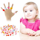 50pcs Plastic Kids Cartoon Colorful Children Ring Girl Birthday Party Gift
