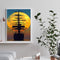 DIY Digital Picture Sunset Vessel Frameless Oil Painting By Number Handicraft