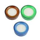 Plastic Round Case Sponge Finger Wet For Counting red/blue/Green Cash Money G3V3