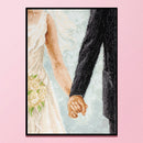 Full Embroidery Holding Hands Stamped 11CT Needlework Sets DIY Cross Stitch Kits