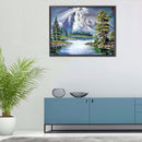 5D DIY Diamond Painting Full Round Drill Snow Mountain Wall Decor Rhineston