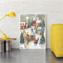 Cross Stitch Kits 11CT Stamped DIY Snow Full Embroider Needlework