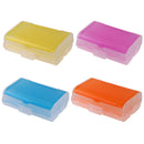 5pcs Travel Tablet Medicine Dual Layer 6 Compartments Dispenser Box(Pink)