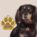 Anti-lost Footprint Puppy Pet ID Tag Dog Collar Pendant Dogs Name Tags