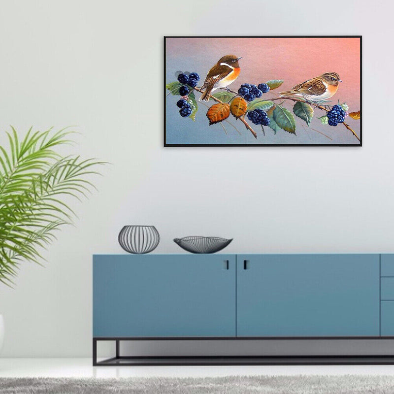 5D Flower Bird Mosaic Diamond Painting Drawing Full Round Drill DIY Art Craft