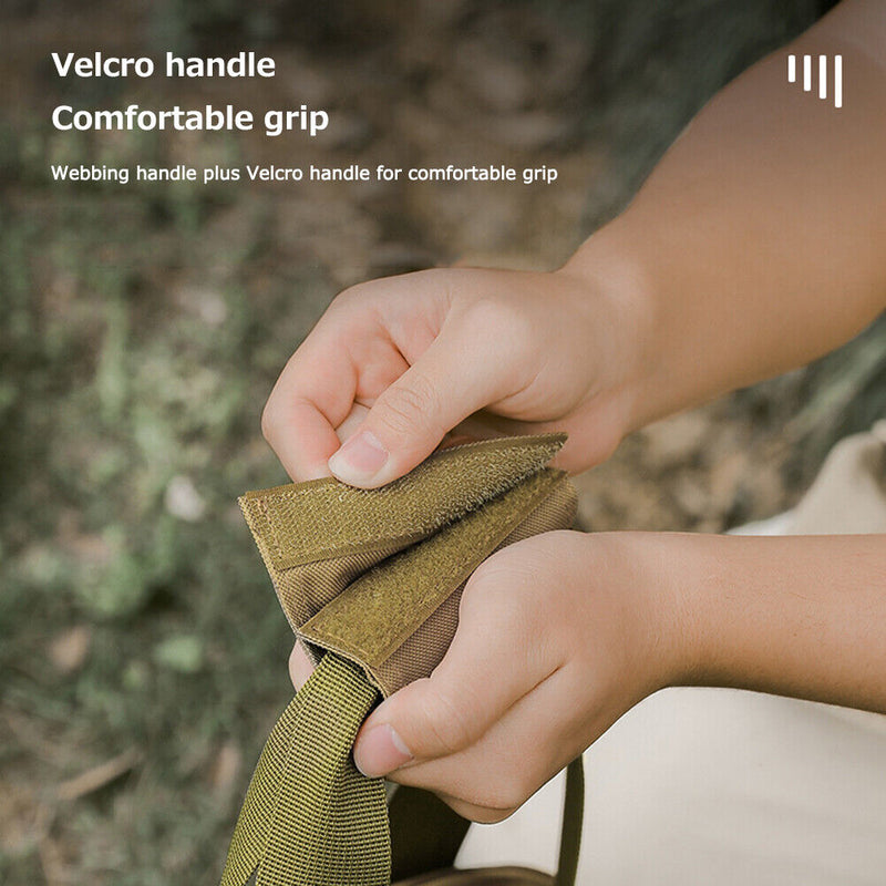 Outdoor Cast Iron Pot Storage Bags Cookware Frying Pan Organizer (Khaki) Newly