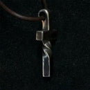 Mens Women Chain Necklace Coppers Cross Alloy Pendant UK Crucifix N4Y7