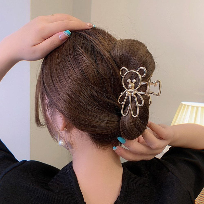 Elegant Cute Cartoon Metal Hairgrip Women's Hair Claws Large Shark Clip