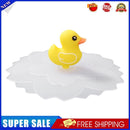 Silicone Cup Cover Dustproof Reusable Heat-resist Transparent Lids (Duck)