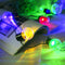 10 LED String Light Bulbs Solar Energy Hook Lamp Party Decor (Colorful)