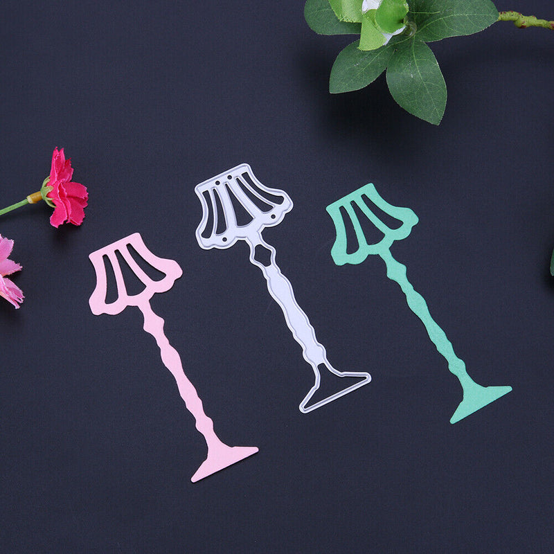 Floor Lamp Metal Cutting Dies Stencil Embossing Scrapbook DIY Craft Tool-14