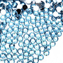 30g 6mm Crystal Rhinestone Acrylic Flat Back for DIY Clothing (Light Blue)