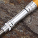 1Mini Portable Pocket Fish Pen Aluminum Alloy Fishing Rod Pole Reel Combos