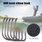 Fishing Hooks Kit, High Carbon Steel Sharp Carp Fish Hooks with Barbs, 20 Pack
