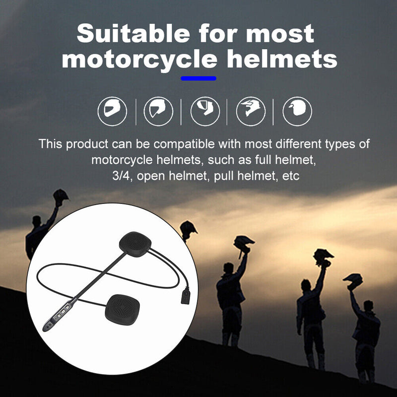 T2 Replacement Wireless Bluetooth-compatible 5.0 Motorcycle Helmet Headset Newly