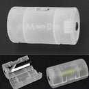 AA to D Battery Cell Converter Case Adapter Holder Case Switcher Newly
