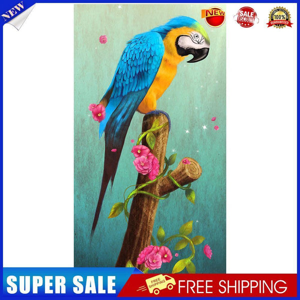 5D Diamond Parrot Painting DIY Mosaic Embroidery Cross Stitch Kit Art Decor