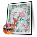 5D Diamond Painting Kit Rose Bird Partial Special Shape Drill DIY Wall Art Craft