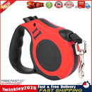 Retractable Dog Leash Automatic Cat Traction Rope Pet Supply (5m Red) Newly