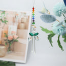 Crystal Hanging Drops Colorful Beads Angel Pendant Chandelier Curtain Decor
