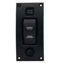 Pumps Control Panel ON-OFF-ON 12-24V Deck Cleaning Bottom Pump Switch Panel